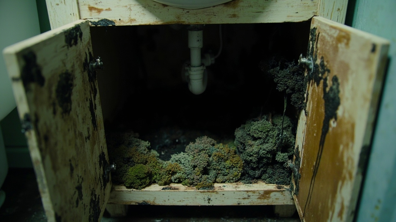 How Professional Plumbers Eliminate the Moisture Source Behind Cabinet Mold