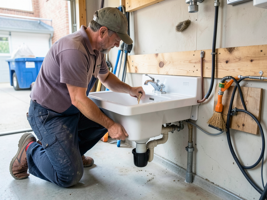 Adding a utility sink to your bridgeville garage o