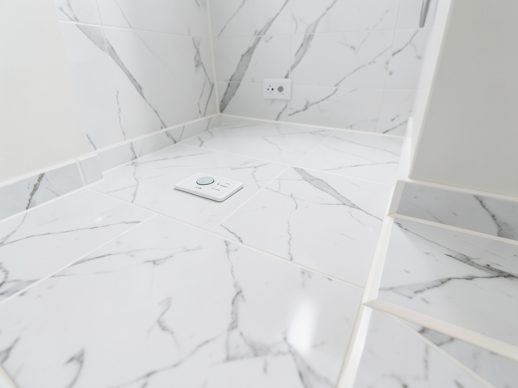 Adding radiant floor heating to your bathroom remodel in Sewickley