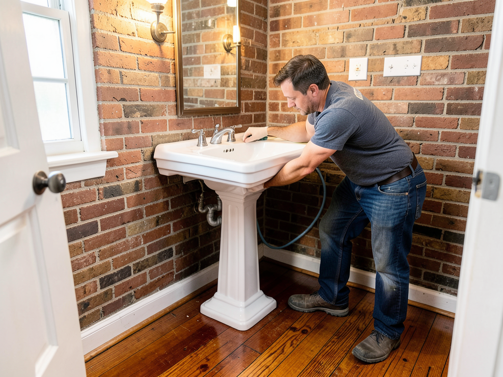 Deciding between a pedestal sink or a vanity for y