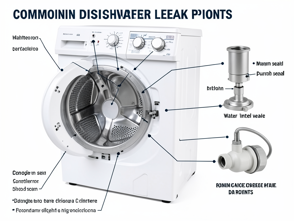 Why your dishwasher is leaving a puddle on your McCandless kitchen floor
